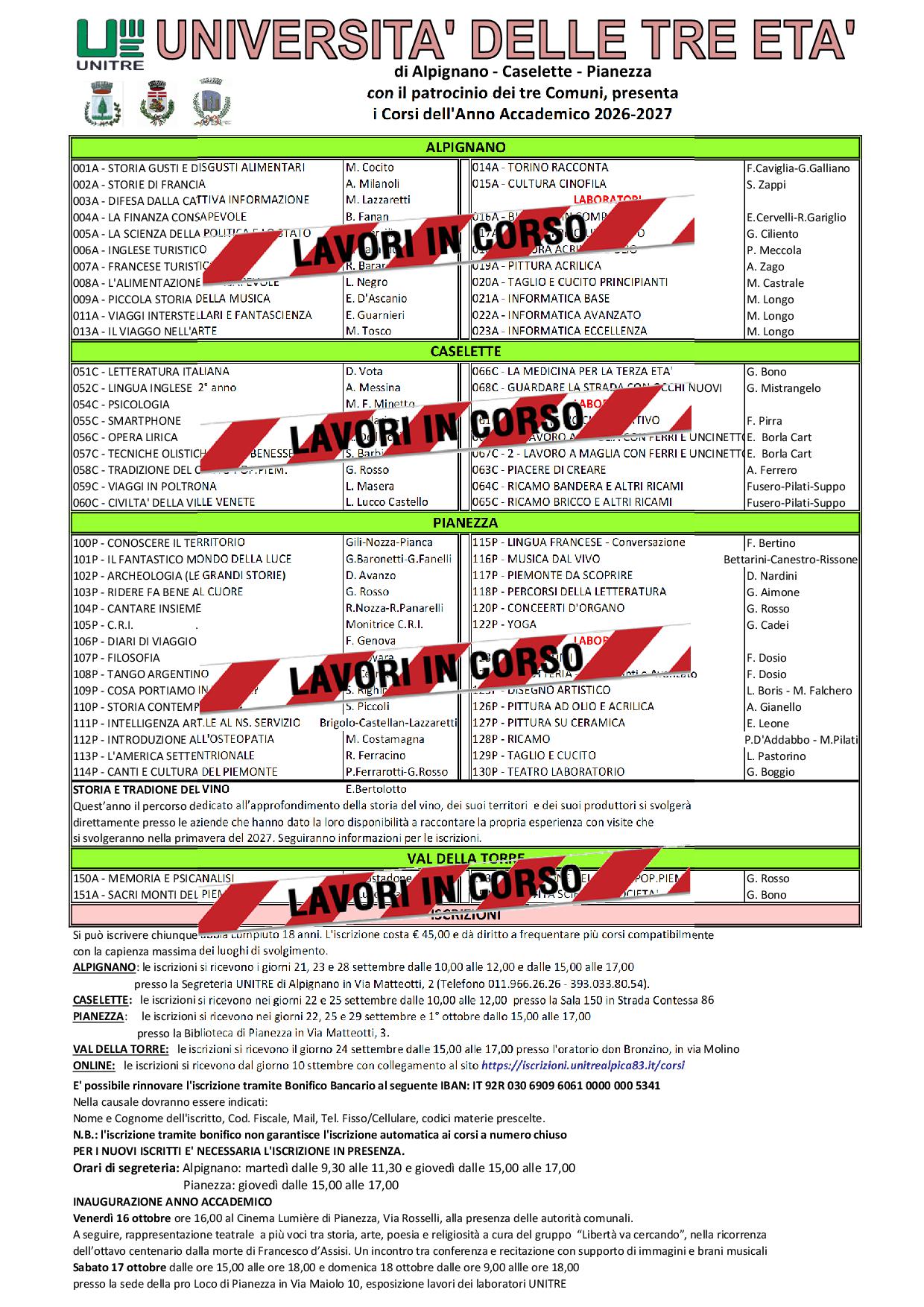 Programmazionelezioni
